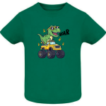 Παιδικό Tshirt Δεινόσαυρος T-Rex Πράσινο