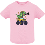 Παιδικό Tshirt Δεινόσαυρος T-Rex Ροζ