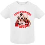 Παιδικό T-Shirt Evan Fournier MVP Λευκό