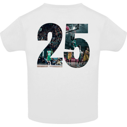 Παιδικό T-Shirt Kendrick Nunn 25 Λευκό