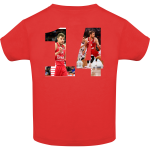 Παιδικό T-Shirt Sasha Vezenkov 14 Κόκκινο
