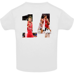 Παιδικό T-Shirt Sasha Vezenkov 14 Λευκό