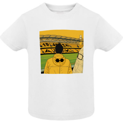 Παιδικό T-shirt AEK Οπαδική Κερκίδα Λευκό