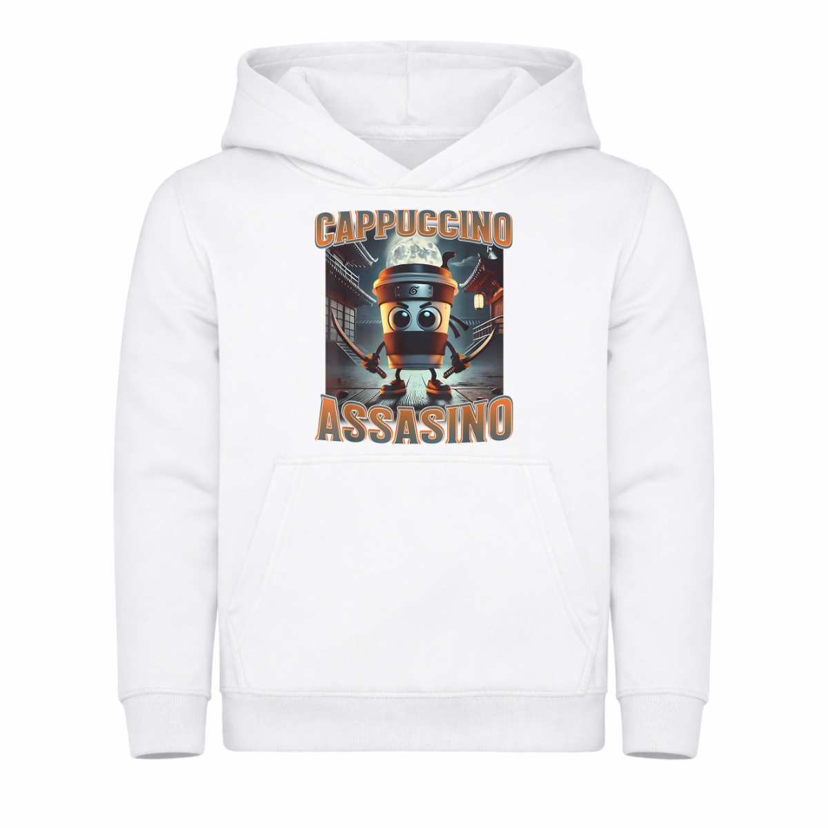 Παιδικό Φούτερ Cappuccino Assassino Λευκό Παιδικό Φούτερ Cappuccino Assassino Λευκό