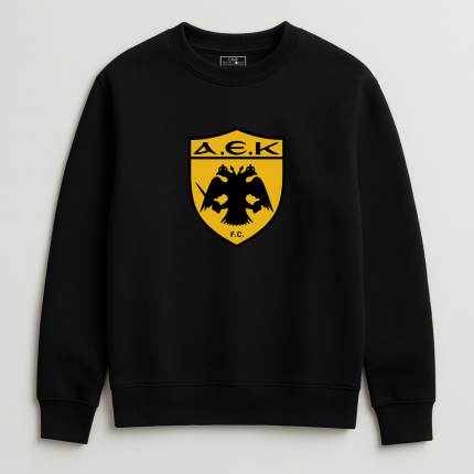 Φούτερ Χωρίς Κουκούλα AEK