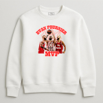 Φούτερ Χωρίς Κουκούλα Evan Fournier MVP Λευκό