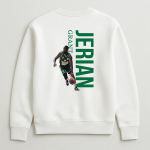 Φούτερ Χωρίς Κουκούλα Jerian Grant Vertical Λευκό