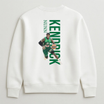 Φούτερ Χωρίς Κουκούλα Kendrick Nunn Vertical Λευκό