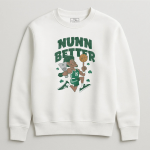 Φούτερ Χωρίς Κουκούλα Nunn Better Λευκό