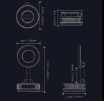 Μαγνητική Βάση Κινητού Διαστάσεις