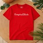 Τ-Shirt Γεννημένη Είδωλο Κόκκινο