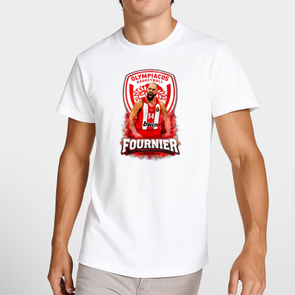 T-Shirt Ολυμπιακός Fournier Λευκό