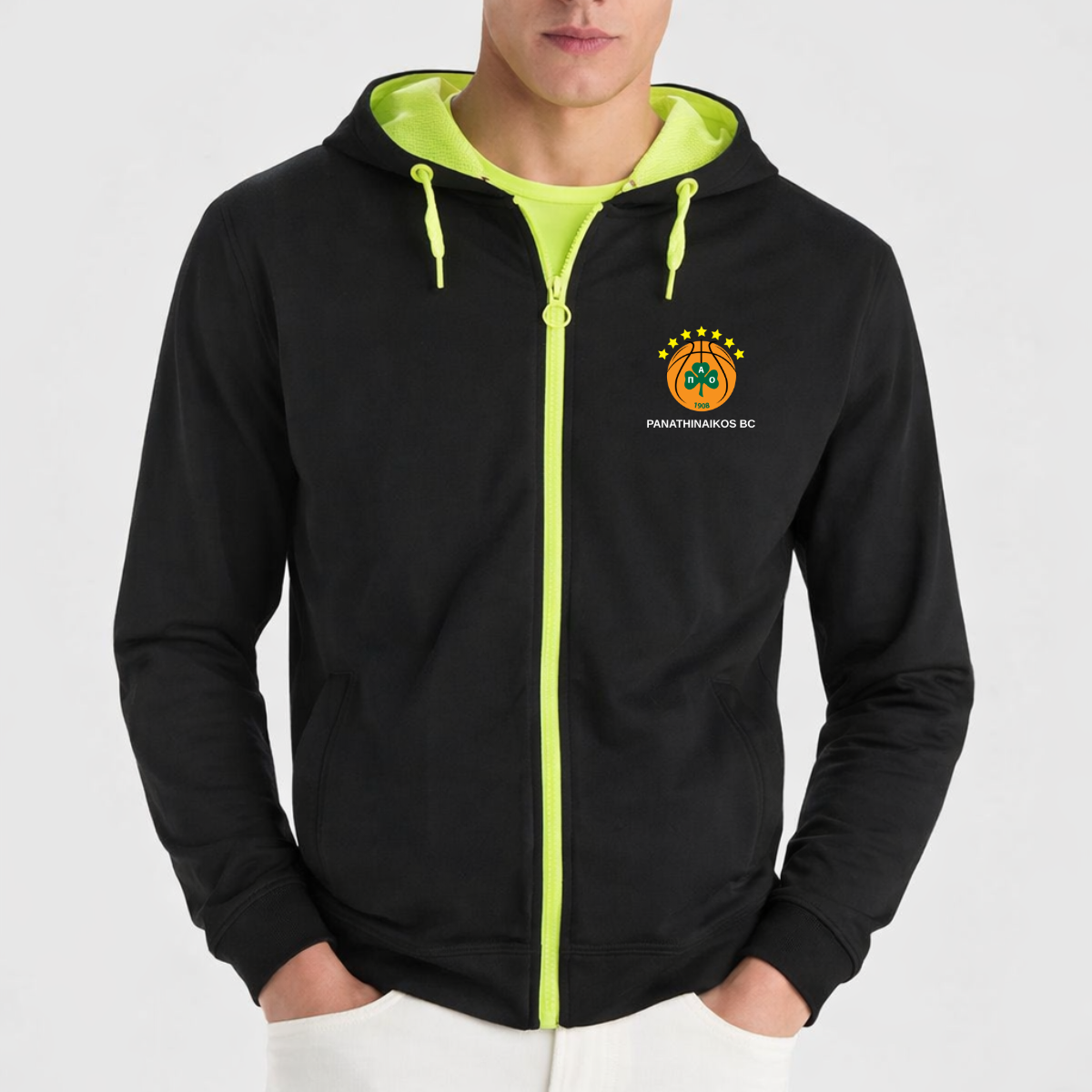 Ζακέτα με Κουκούλα ΠΑΟ GATE 13 Ζακέτα με Κουκούλα ΠΑΟ GATE 13