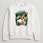 Φούτερ Χωρίς Κουκούλα Παναθηναϊκός Ακούς Γαβριέλα Λευκό