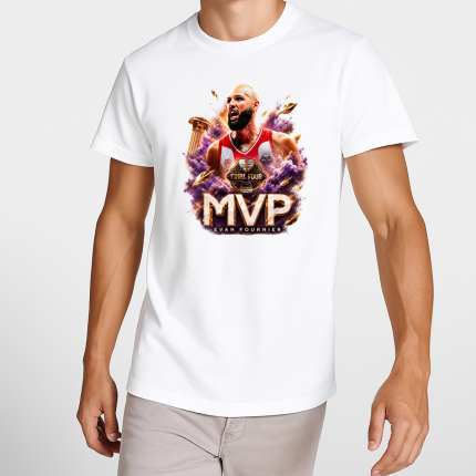 T-Shirt Evan Fournier MVP Λευκό