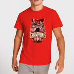 T-Shirt Ολυμπιακός Champions 2026 Κόκκινο