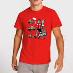 T-Shirt Ολυμπιακός Euroleague Champions 2026 Κόκκινο