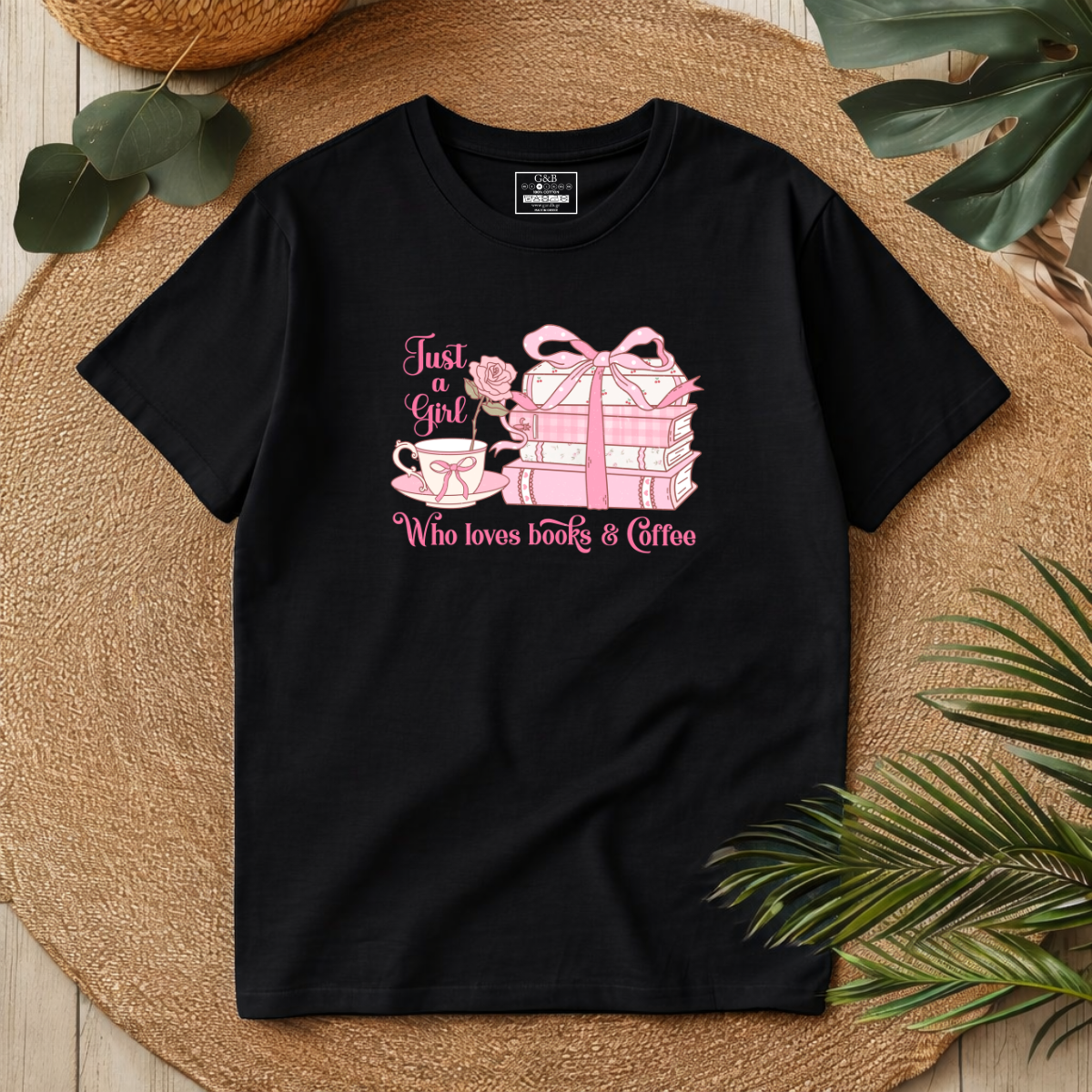 T-Shirt Books & Coffee T-Shirt Books & Coffee