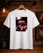 T-Shirt Ακούς Βαζέλα Λευκό