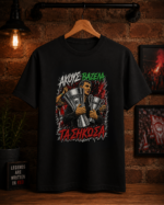 T-Shirt Ακούς Βαζέλα; Τα σήκωσα (Με εφέ κεντήματος)