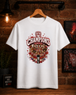 T-Shirt Ολυμπιακός Πρωταθλητής Ελλάδας 2026 Λευκό