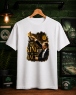 T-Shirt Ομπράντοβιτς The King Is Back Λευκό