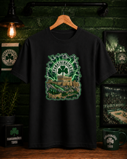 T-Shirt Παναθηναϊκός Ακρόπολη (Με εφέ κεντήματος)