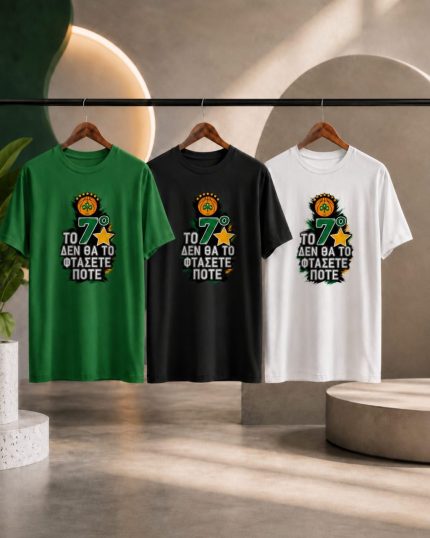 T-Shirt Παναθηναϊκός Το 7ο Δεν Θα Το Φτάσετε Ποτέ