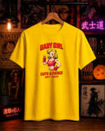 T-Shirt Anime Baby Girl Κίτρινο