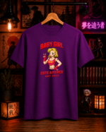 T-Shirt Anime Baby Girl Μωβ