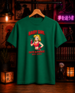 T-Shirt Anime Baby Girl Πράσινο
