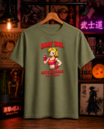 T-Shirt Anime Baby Girl Χακι