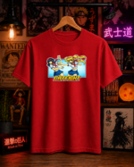 T-Shirt Anime Cat Fight Κόκκινο