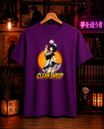 T-Shirt Anime Clean Sweep Μωβ