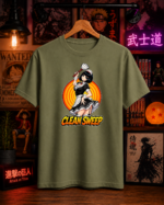 T-Shirt Anime Clean Sweep Χακί