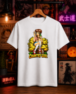 T-Shirt Anime Country Girl Λευκό
