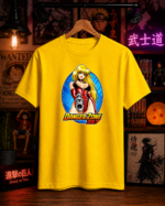 T-Shirt Anime Danger Zone Κίτρινο