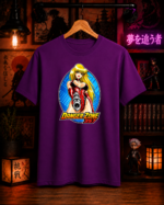 T-Shirt Anime Danger Zone Μωβ