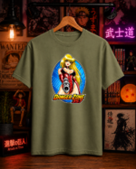 T-Shirt Anime Danger Zone Χακί