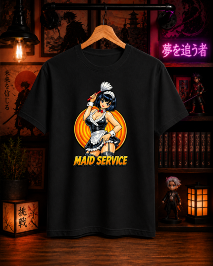 T-Shirt Anime Maid Service