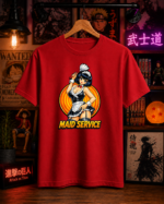 T-Shirt Anime Maid Service Κόκκινο