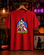 T-Shirt Dragon Bound Anime Κόκκινο
