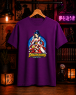 T-Shirt Dragon Bound Anime Μωβ