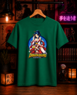 T-Shirt Dragon Bound Anime Πράσινο