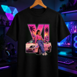 T-Shirt GTA VI Vice City Girl