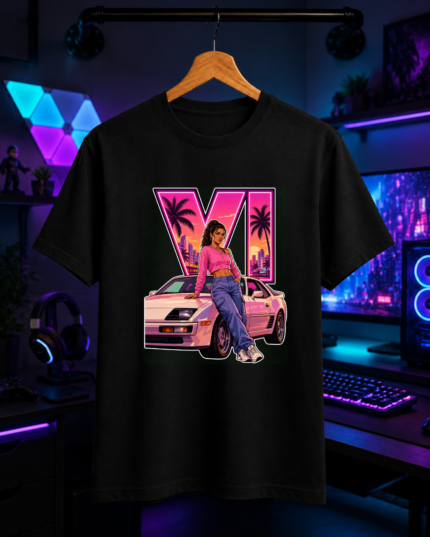 T-Shirt GTA VI Vice City Girl
