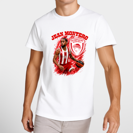 T-Shirt Ολυμπιακός Montero Λευκό