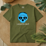 T-shirt Lights Out Χακί