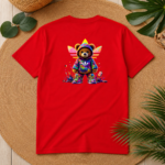 T-shirt Streetwear Teddy Κόκκινο