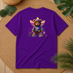 T-shirt Streetwear Teddy Μωβ